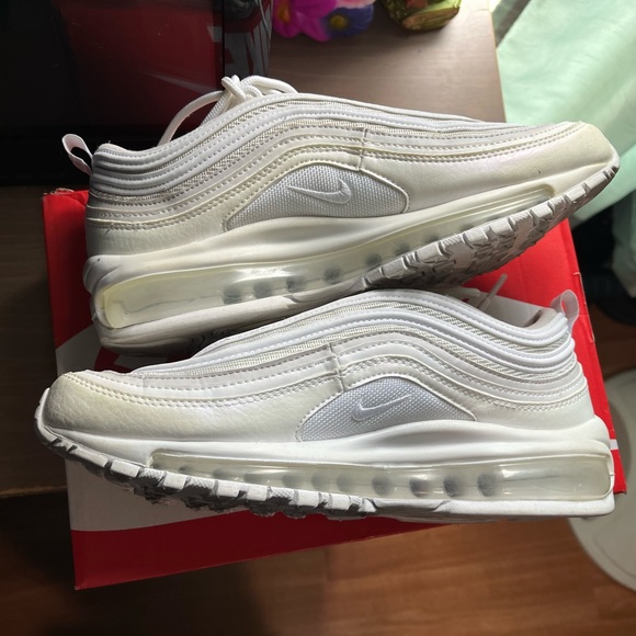 White Air Max 97 Kids - Picture 1 of 7